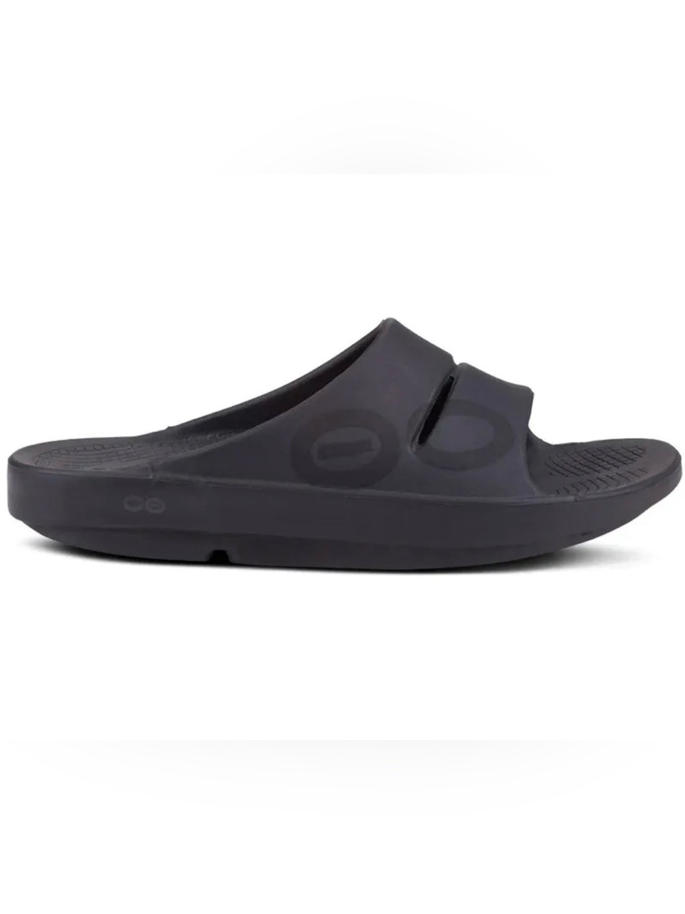 OOFOS Men’s OOahh black Slide/size 12